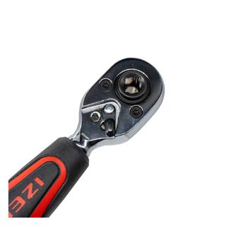 İzeltaş 1507062110 1/4” Lokma/Bits Tutuculu Cırcır Kolu (72 Diş)