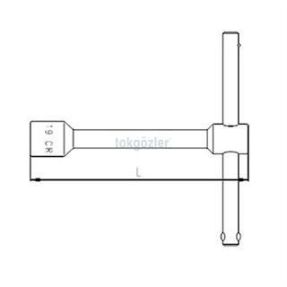 İzeltaş 1857 T Kol Lokma 19 mm