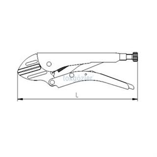 İzeltaş 2505 Standart Ayarlı Pense 250 mm