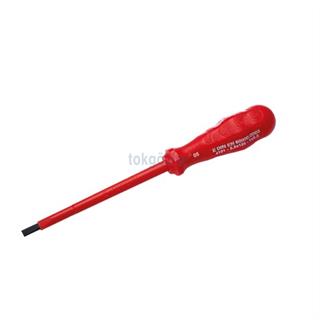 İzeltaş 4101 Süngüsü İzoleli Düz Uçlu Tornavida 6.5x150 mm
