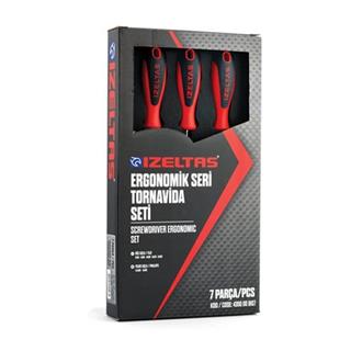İzeltaş 4350 Ergonomik Serisi Tornavida Seti - 7 Parça