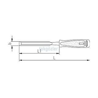 İzeltaş 5010 İskarpela (Düz) 28 mm