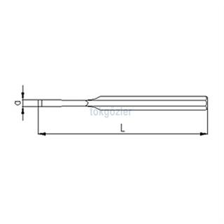 İzeltaş 5520 Tırnak Keski Krom Kaplı 125 mm