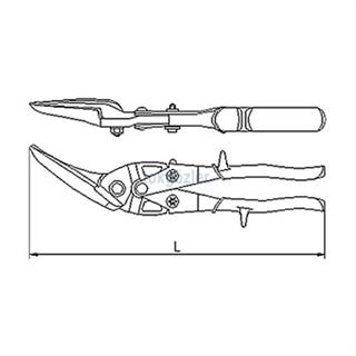 İzeltaş 6209 Kaportacı Makası Profesyonel 270 mm