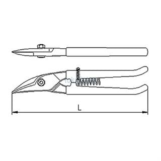 İzeltaş 6211 Kaportacı Makası (Sol) 250 mm