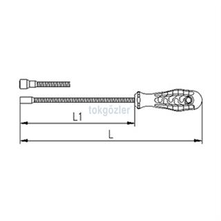 İzeltaş 6220 Spiralli Mıknatıs 1000 gr.