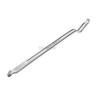 İzeltaş 6360 Levye Oluklu Kıvrık Uçlu Krom Kaplı 600 mm