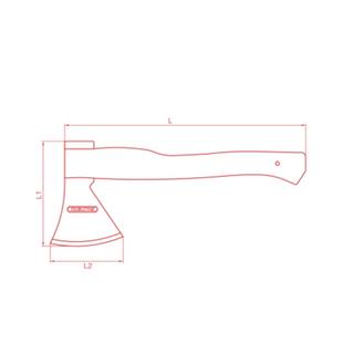 İzeltaş 6410250800 Çelik Nacak Balta 800 gr