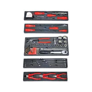 İzeltaş 8420 Mekanik Takım Çantası 5 Gözlü 62 Parça