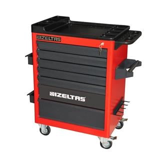 İzeltaş Garaj Serisi Takım Dolabı 7 Çekmeceli (Dolu)