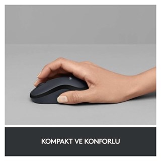 Logitech M221 Sessiz Kablosuz Optik Mouse Siyah