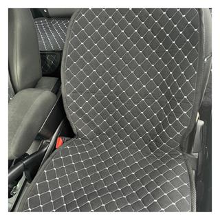 Kuştulli Üçlü Pilot Kapitone Oto Koltuk Kılıfı Arka Koltuk Serme Cepli