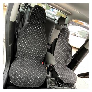 Kuştulli Üçlü Pilot Kapitone Oto Koltuk Kılıfı Arka Koltuk Serme Cepli