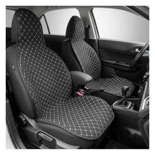 Kuştulli Üçlü Pilot Kapitone Oto Koltuk Kılıfı Arka Koltuk Serme Cepli