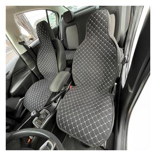 Kuştulli Üçlü Pilot Kapitone Oto Koltuk Kılıfı Arka Koltuk Serme Cepli