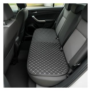 Kuştulli Üçlü Pilot Kapitone Oto Koltuk Kılıfı Arka Koltuk Serme Cepli