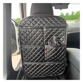 Kuştulli Koltuk Arkası Deri Kapitone Organizer Çanta