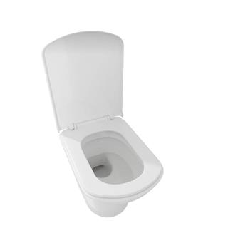 Hakersan Kare Slim Yavaş Kapanan Klozet Kapağı - 2025