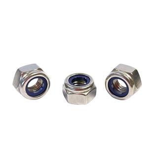 M18 DIN 985 A2 Paslanmaz Inox Fiberli Somun