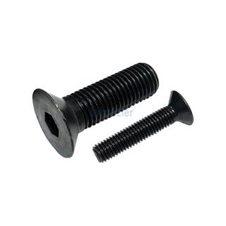 M5x10 DIN 7991 Havşa Başlı İmbus 10.9 Kalite Çelik Cıvata Siyah