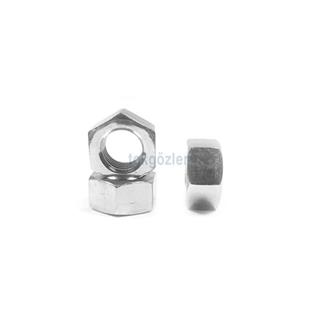 M6 DIN 934 AKB (Altı Köşe Başlı) Çelik Somun Beyaz