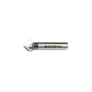 MTE Makina Takım 25.0 mm HSS DIN 335/C 3 Ağızlı Silindirik Saplı Havşa Freze - 90° - B00313122500