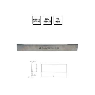 MTE Makina Takım 3x12x100 mm HSS - E (%10Co) DIN 4964/E Trapez Kesitli Torna Kalemi - Metrik - B00411230100