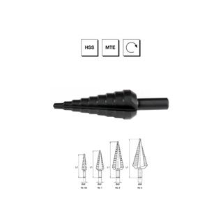 MTE Makina Takım 4-30 mm HSS MTE Normu Kademeli Sac Delme Matkabı - B00314010230