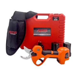 Rico RC-35 Çift Akülü Bahçe Dal Bağ Budama Makası 14.4V 4.0Ah Şarj Cihazlı ve Taşıma Çantalı 025-RC4607