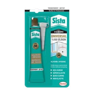 Sista Universal Tüp Silikon Şeffaf 50 gr. 1548581