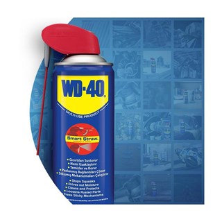 WD-40 Çok Amaçlı Yağlayıcı ve Pas Sökücü Sprey 350 ml. (Smart Straw / Akıllı Pipetli)