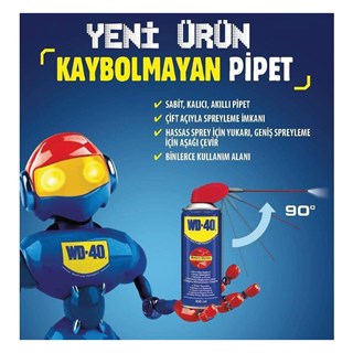 WD-40 Çok Amaçlı Yağlayıcı ve Pas Sökücü Sprey 350 ml. (Smart Straw / Akıllı Pipetli)