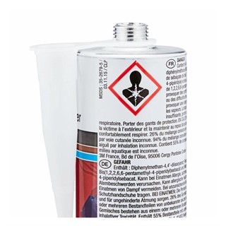 3M 08694 Poliüretan Kartuş Mastik Siyah 310 ml.