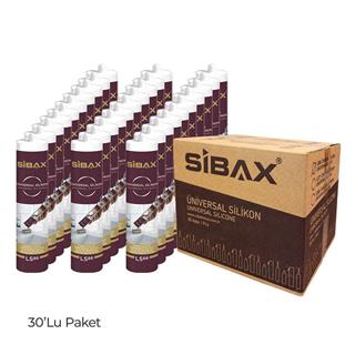 Sibax LS66 Üniversal Silikon Kartuş Şeffaf 280 gr. - 30lu Paket