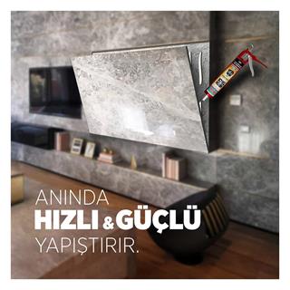 Akfix AMS55 High Tack Korniş Yapıştırıcı Beyaz 290 ml