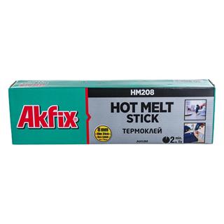Akfix HM208 İnce Mum Silikon Yapıştırıcı 8 mm x 300 mm 1 Kg Kutulu Şeffaf GA120