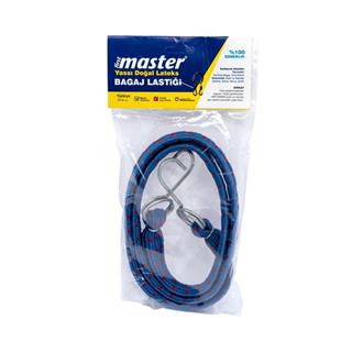 First Master 500830 Yassı Lateks Bagaj Lastiği 2 Kancalı 90 cm