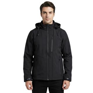 Bft Kapüşonlu Softshell Mont - Siyah - 2XL