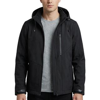 Bft Kapüşonlu Softshell Mont - Siyah - 2XL