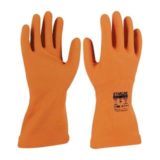 Starline STL-75 Doğal Kauçuk Kimyasal İş Eldiveni No:9-9.5