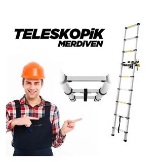 Beykon 10 Basamaklı Teleskopik Uzayan Merdiven 2.9 metre TLS1029