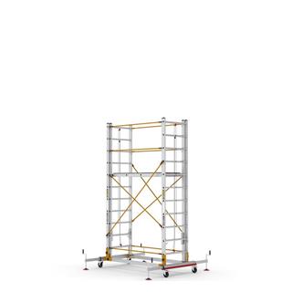 Çağsan TeleSafe XL_FP İki Parçalı Alüminyum İskele 2x11 Basamaklı S006_XL_FP