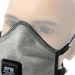 Era 7210 AC V FFP2 NR D Aktif Karbon Ventilli Maske 10lu Paket