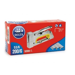 Delta 200/6 Zımba Çakma Teli 5000li Paket (53/6 Uyumlu)