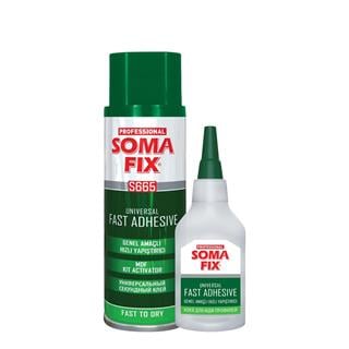 Somafix S665 Genel Amaçlı Hızlı Yapıştırıcı 400 ml. + 100 gr.