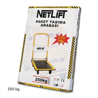 Netlift NL-104 Koli Yük Paket Taşıma El Arabası 250 kg