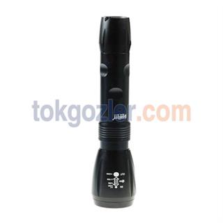 Panther GLK-96-5W T6 Led Silah Aparatlı Şarjlı Fener 1000 Lumen