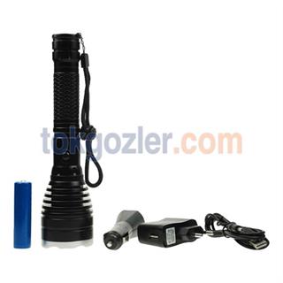 Panther PT-4177 T6 Led 400 Lumen Şarjlı El Feneri