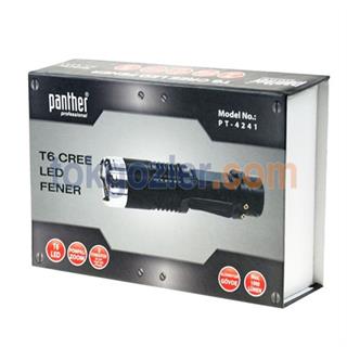 Panther PT-4241 T6 Cree Led Şarjlı Fener 1000 Lumen