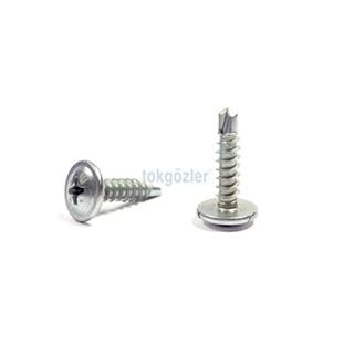 Pul Başlı (RYSB) Matkap Uçlu Sac Vidası 3.9x13 mm
